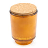 Candlelight Home 10.5CM GLASS CANDLEHOLDER WITH CORK LID - AMBER – 5% PRECIOUS OUD SCENT (EAM14769/00)04334/00)
