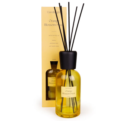 Candlelight Home 1000ml Reed Diffuser 1000ml Reed Diffuser - Orange Blossom Musk 2pk