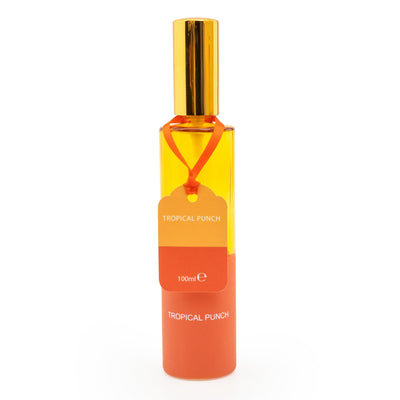 Candlelight Home 100ML ROOM SPRAY TWO TONE ORANGE TROPICAL FRUITY PUNCH SCENT