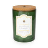Candlelight Home 11CM LARGE GLASS CANDLE WITH CORK LID BEES ORCHRE 5% DEVON