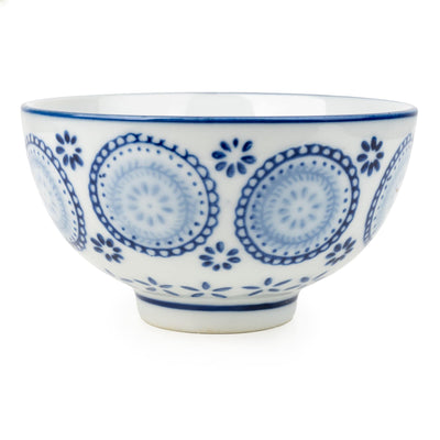 Candlelight Home 11CM ROUND BOWL - BLUE/WHITE