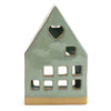 Candlelight Home 13.3CM HOUSE TEALIGHT HOLDER - BLUE