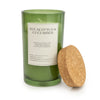 Candlelight Home 15CM LARGE GLASS CANDLE WITH CORK LID EUCALYPTUS & CUCUMBER - 5% KITCHEN GARDEN SCENT (3016-6622)