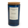 Candlelight Home 15CM LARGE GLASS CANDLE WITH CORK LID POMEGRANATE SPICE - 5% MIDNIGHT POMEGRANATE SCENT (3016-6631)