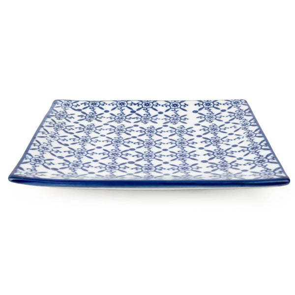 Q Squared Talavera 4-Piece Blue Melamine Cereal Bowl Set-100-83809 - View #5