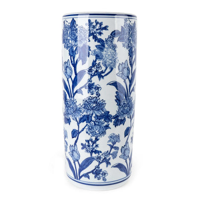 Candlelight Home 18" Cylinder Vase - Blue/White 2PK
