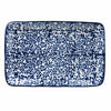 Candlelight Home 19CM RECTANGULAR PLATE - BLUE/WHITE