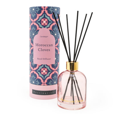Candlelight Home 200ML DIFFUSER 'MOROCCAN CLOVES' MOROCCAN RED C'MON SCENT