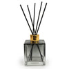 Candlelight Home 200ML SQUARE GLASS REED DIFFUSER SMOKEY BLACK OMBRE – 10% BERGAMOT & OUD SCENT (EAM04334/00)