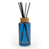 Candlelight Home 200ML TALL ROUND REED DIFFUSER WITH CORK LID - BLUE - 5% CABIN IN THE WOODS (EAM14767/00)