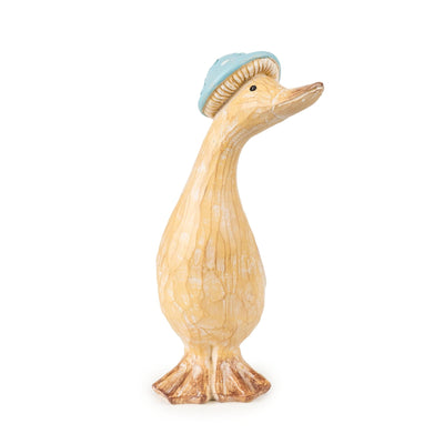 Candlelight Home 24cm Duck with Hat - Duck Egg 1PK