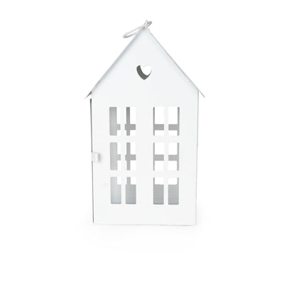 Candlelight Home 24CM TOWN HOUSE LANTERN - WHITE