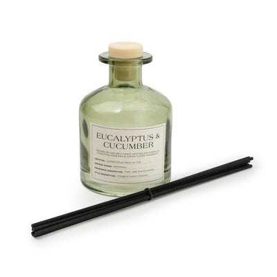 Candlelight Home 250ML REED DIFFUSER EUCALYPTUS & CUCUMBER - 10% KITCHEN GARDEN SCENT (3016-6622)