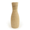 Candlelight Home 29CM BOTTLE RIDGED VASE - CREAM