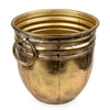 Candlelight Home 30CM LARGE METAL PLANTER - ANTIQUE GOLD