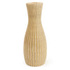 Candlelight Home 36.5CM BOTTLE RIDGED VASE – CREAM