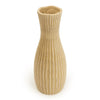 Candlelight Home 36.5CM BOTTLE RIDGED VASE – CREAM