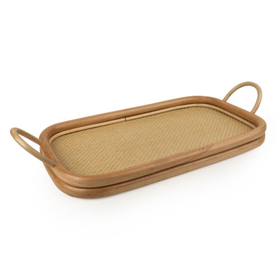 Candlelight Home 46cm Small Rattan Tray