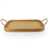 Candlelight Home 46cm Small Rattan Tray
