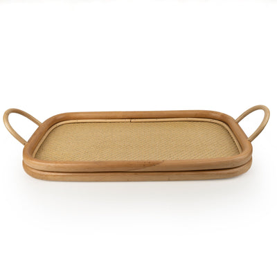 Candlelight Home 46cm Small Rattan Tray