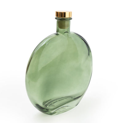 Candlelight Home 500ML OVAL REED DIFFUSER GREEN (PANTONE NUMBER 5615C) - 10% FIG & APPLE SCENT (EAM04332/00)