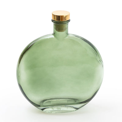 Candlelight Home 500ML OVAL REED DIFFUSER GREEN (PANTONE NUMBER 5615C) - 10% FIG & APPLE SCENT (EAM04332/00)