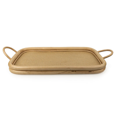 Candlelight Home 52cm Large Rattan Tray