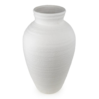 Candlelight Home 57CM LARGE TRADITIONAL VASE - WHITE