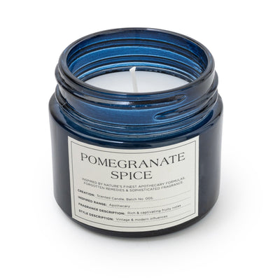 Candlelight Home 6.7CM CANDLE JAR WITH METAL LID POMEGRANATE SPICE - 5% MIDNIGHT POMEGRANATE SCENT (3016-6631)