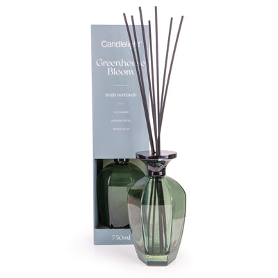 Candlelight Home 750ml Reed Diffuser 750ml Reed Diffuser Hexagonal - Greenhouse Bloom 2pk