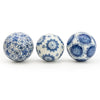 Candlelight Home 7CM BALL - ASSORTED BLUE/WHITE DESIGNS