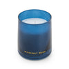 Candlelight Home 8.5CM TAPERED GLASS CANDLE HOLDER - BLUE - 5% CABIN IN THE WOODS (EAM14767/00)