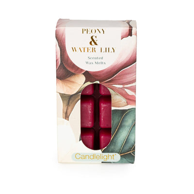Candlelight Home 8 PACK WAX MELTS PEONY & WATER LILY