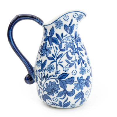 Candlelight Home 9” JUG – BLUE/WHITE DESIGN