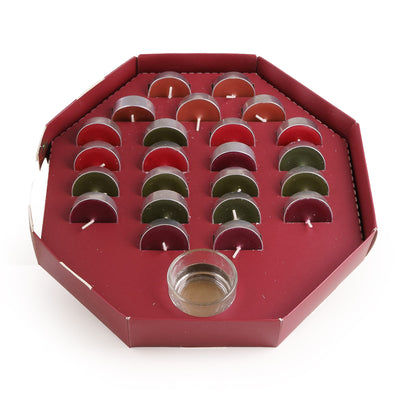 Candlelight Home Advent Calender 24 Tealight Advent Calendar - Winter Wishes 6pk
