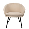 Candlelight Home Armchair FSC Dixier Leisure Chair - Cream 1PK