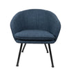 Candlelight Home Armchair FSC Dixier Leisure Chair - Navy Blue 1PK