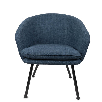 Candlelight Home Armchair FSC Dixier Leisure Chair - Navy Blue 1PK