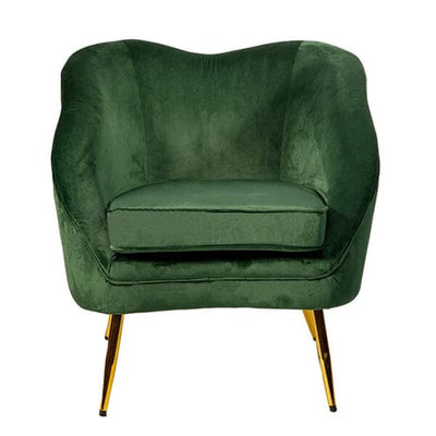 Green gold shop accent chair