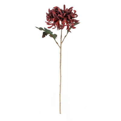 Candlelight Home Artificial Flowers 55cm Chrysanthemum - Red 10PK