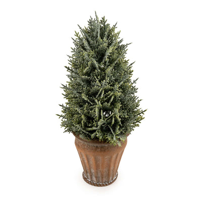 Candlelight Home Artificial Plant 29cm Tree in Pot - Cypress 6pk