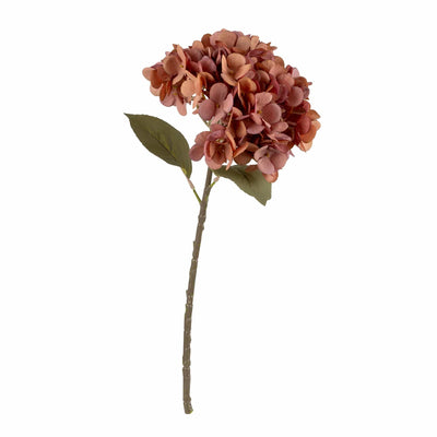 Candlelight Home Artificial Plants & Flowers 48cm Hydrangea - Dusky Pink 10pk