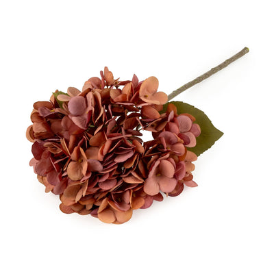Candlelight Home Artificial Plants & Flowers 48cm Hydrangea - Dusky Pink 10pk