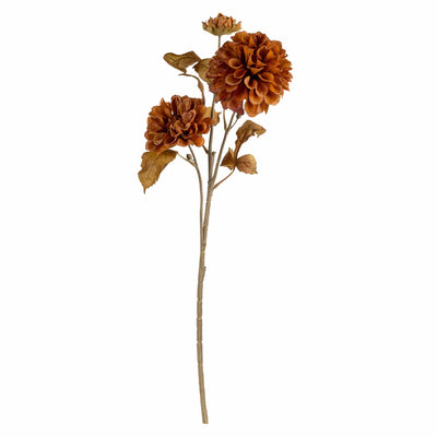 Candlelight Home Artificial Plants & Flowers 66cm Dahlia - Burnt Orange 10pk
