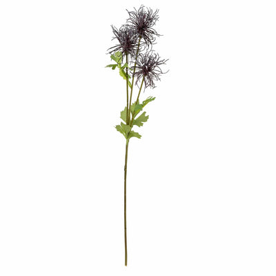 Candlelight Home Artificial Plants & Flowers 66cm Echinops - Rich Purple 10pk