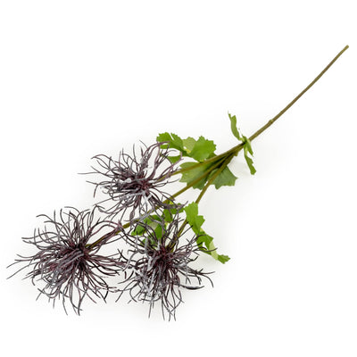 Candlelight Home Artificial Plants & Flowers 66cm Echinops - Rich Purple 10pk