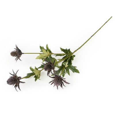 Candlelight Home Artificial Plants & Flowers 72cm Thistle Stem - Purple 10pk