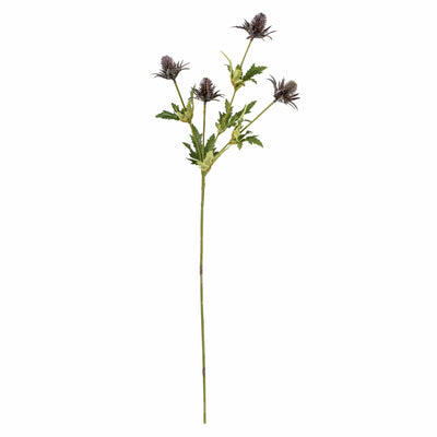 Candlelight Home Artificial Plants & Flowers 72cm Thistle Stem - Purple 10pk