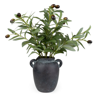 Candlelight Home Artificial Plants & Flowers Olive Tree in Vase 6pk