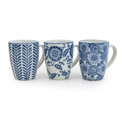 Candlelight Home ASSORTED MUG – BLUE/WHITE DESIGN